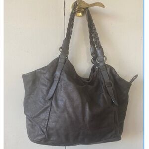 Garnet Hill Italian Leather Convertible shoulder bag